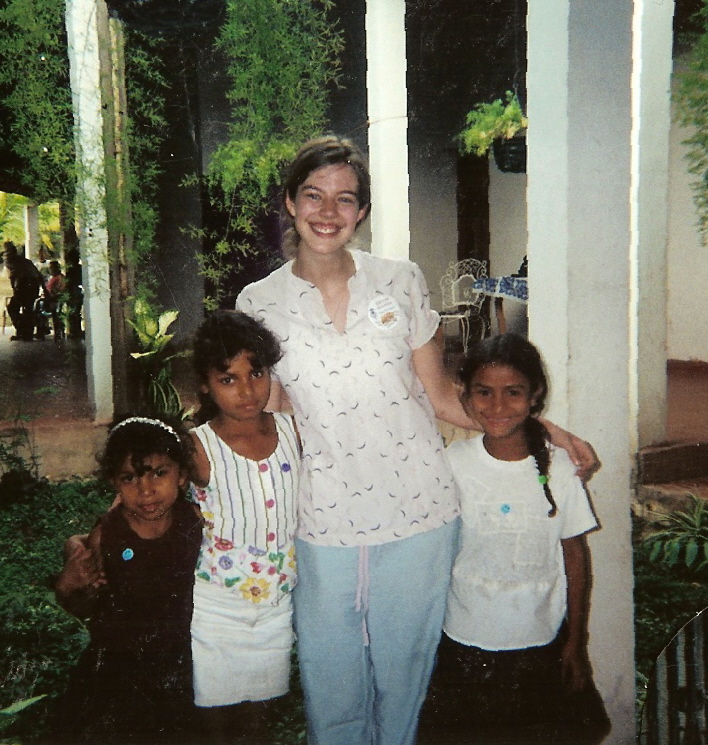 Catherine with 3 girls