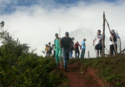 Medical team reaches Monterey after 2 1/2 hour trek through the mountains